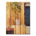 Ricki&Aposs Rugs 28 x 36 in. Red Bicycle Inside & Outside Cedar Wall Art RI263690